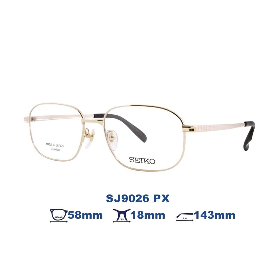  Gọng kính SEIKO SJ9026 PX 