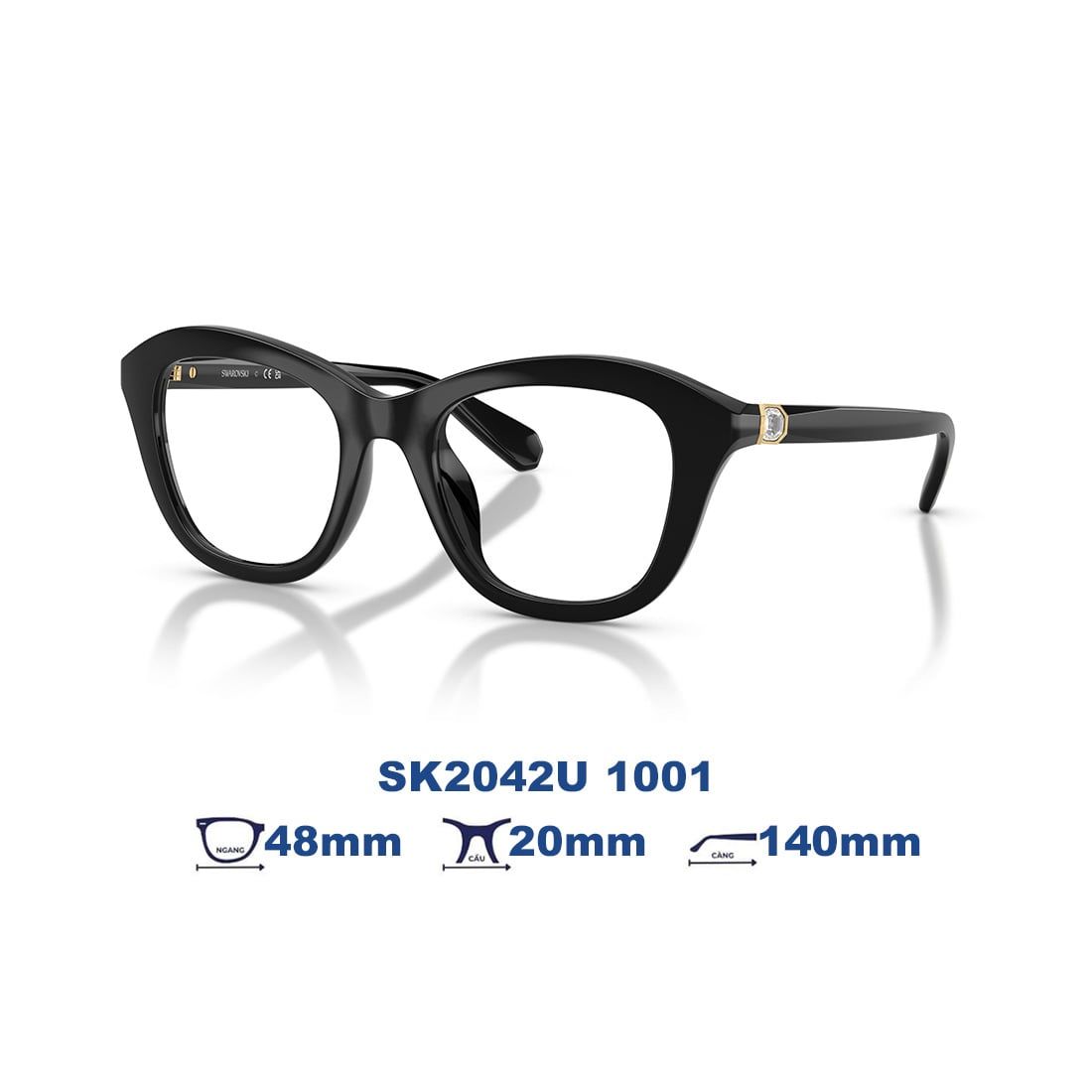  Gọng kính Swarovski SK2042U 1001 