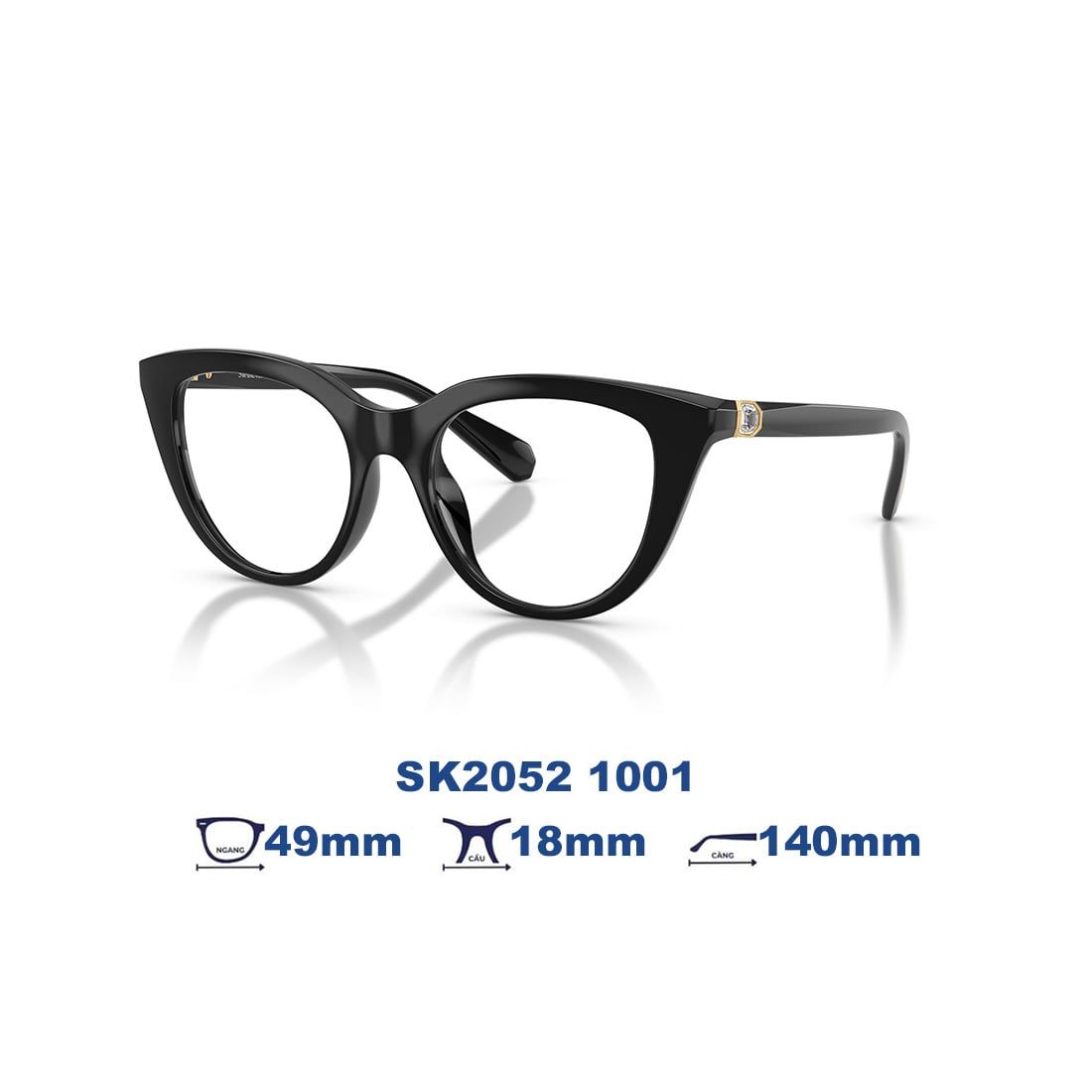  Gọng kính Swarovski SK2052 1001 