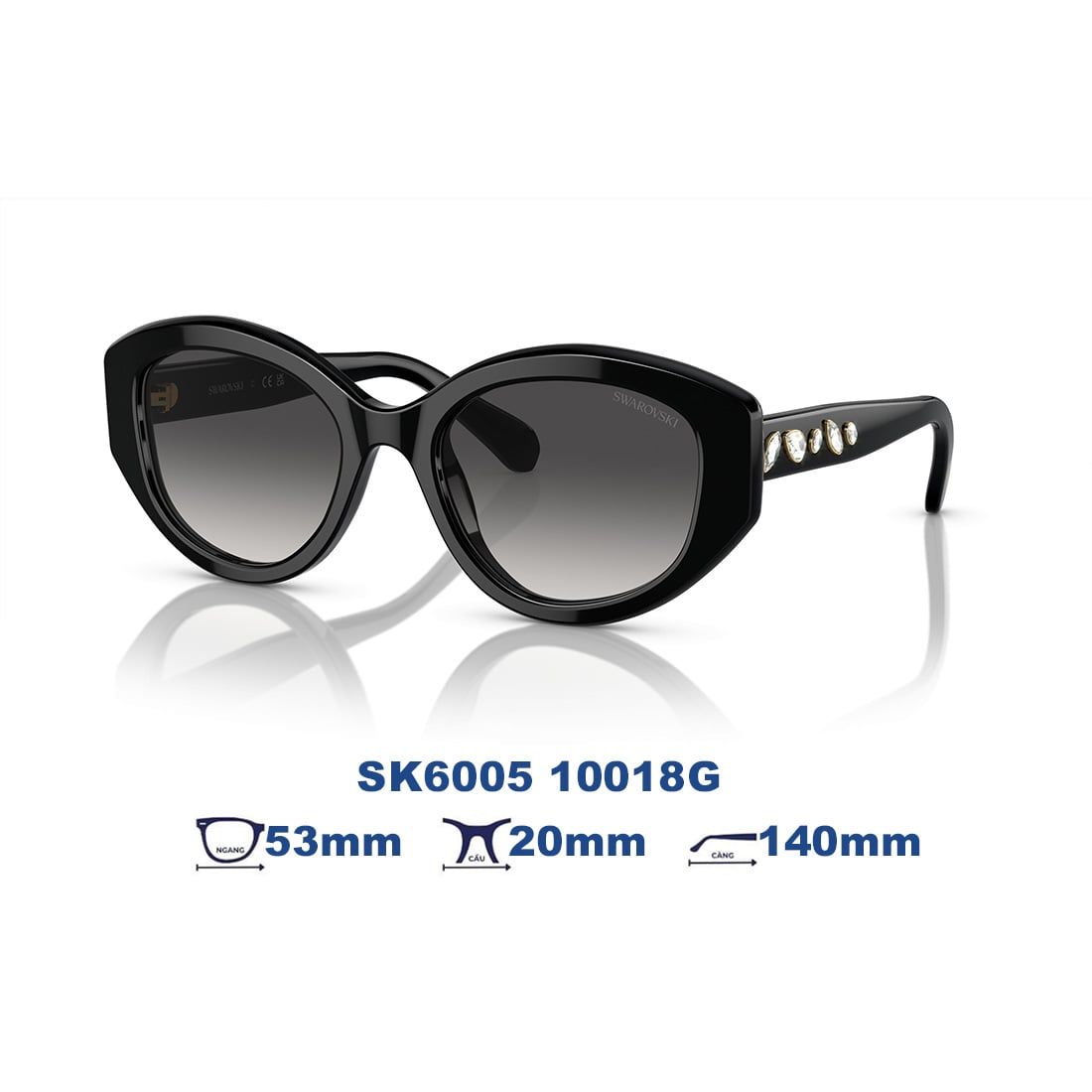  Kính mát Swarovski SK6005 10018G 