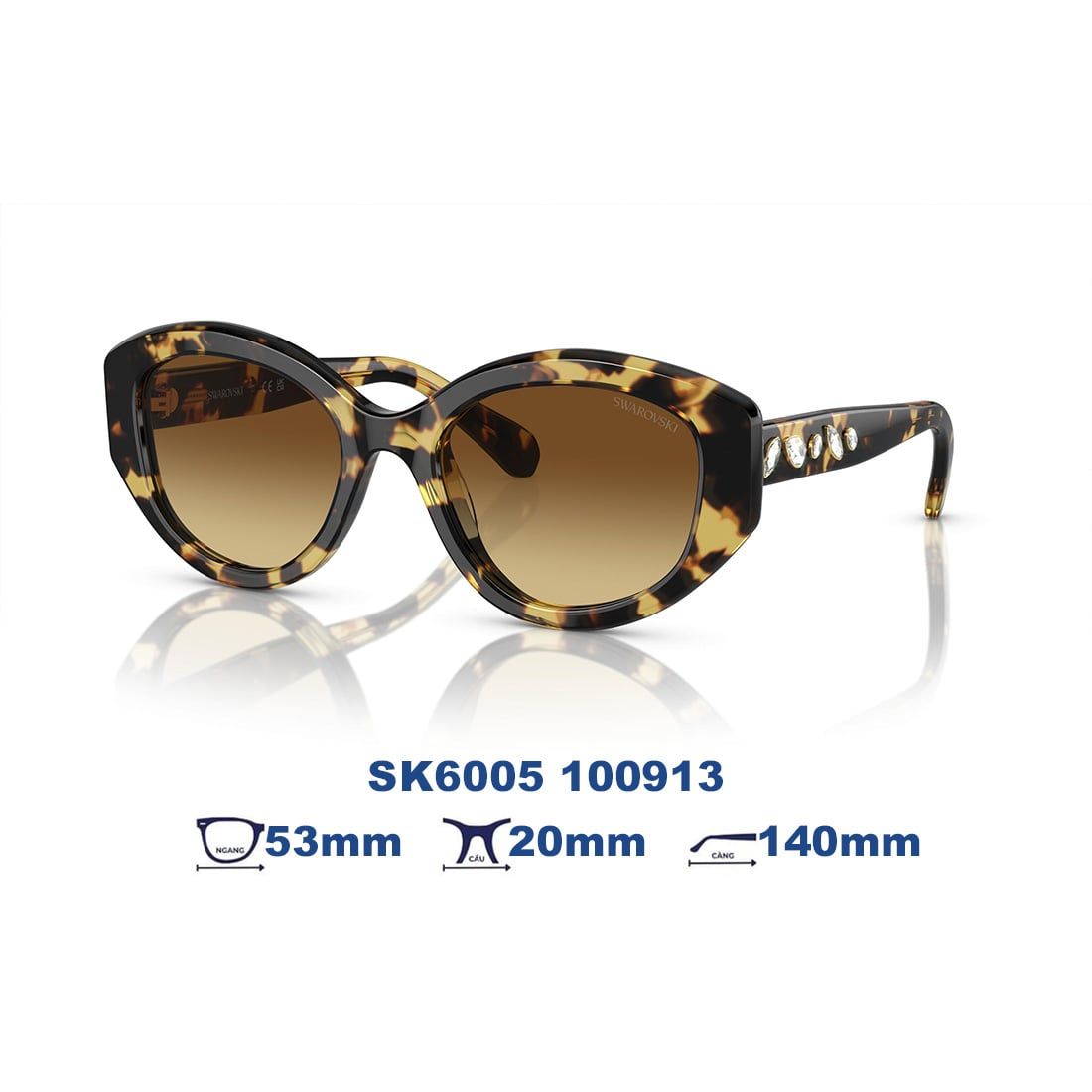  Kính mát Swarovski SK6005 100913 
