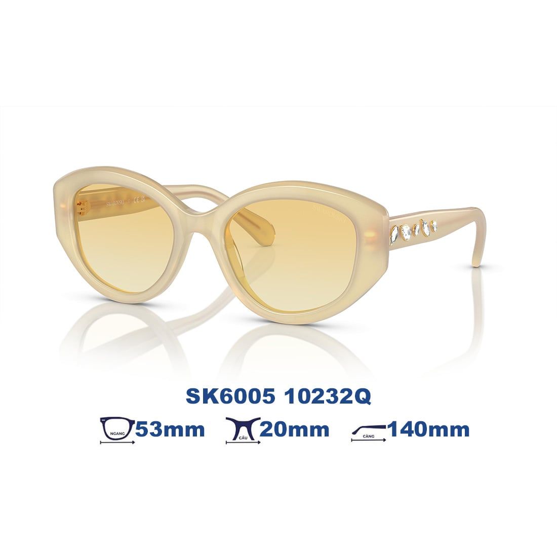  Kính mát Swarovski SK6005 10232Q 