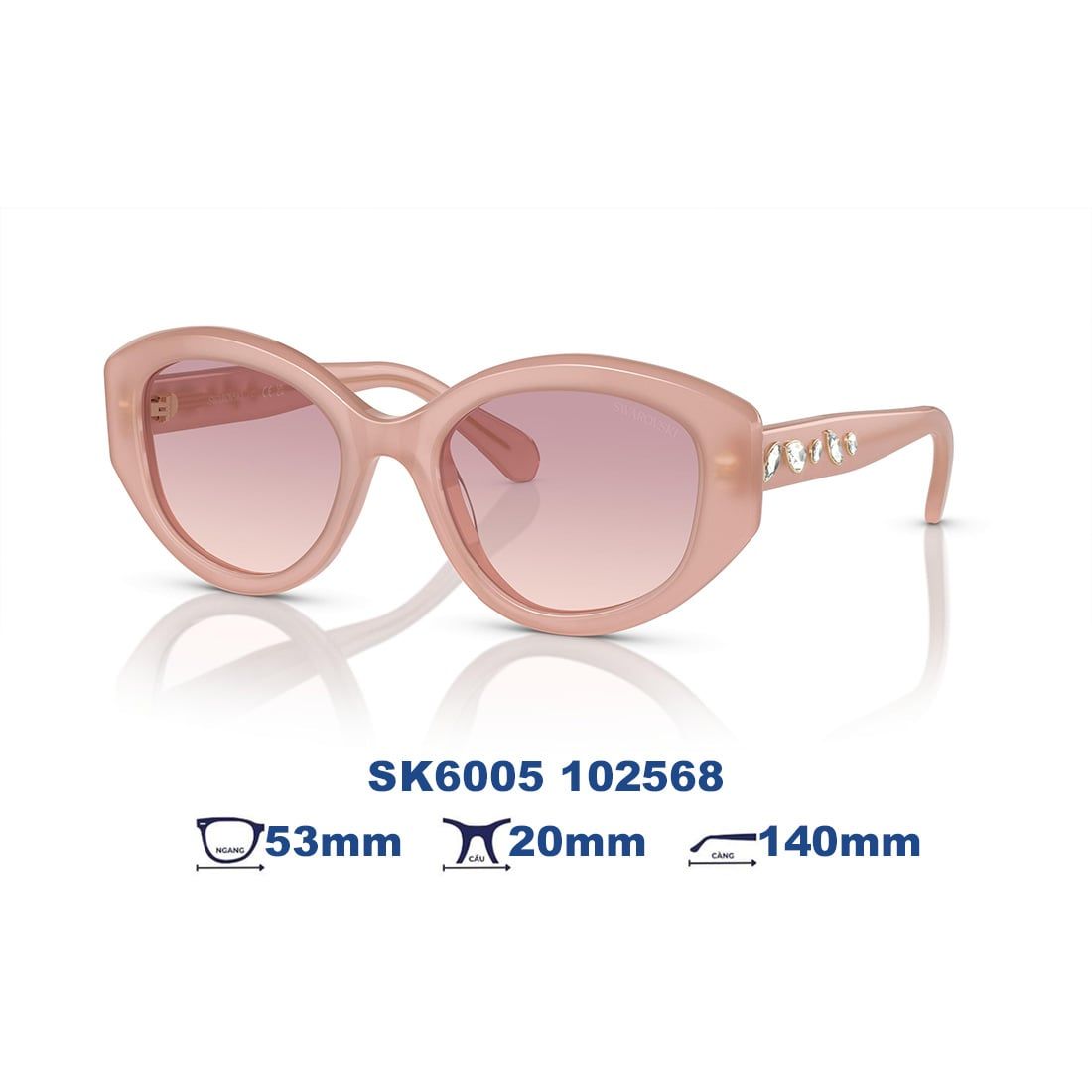 Kính mát Swarovski SK6005 102568 