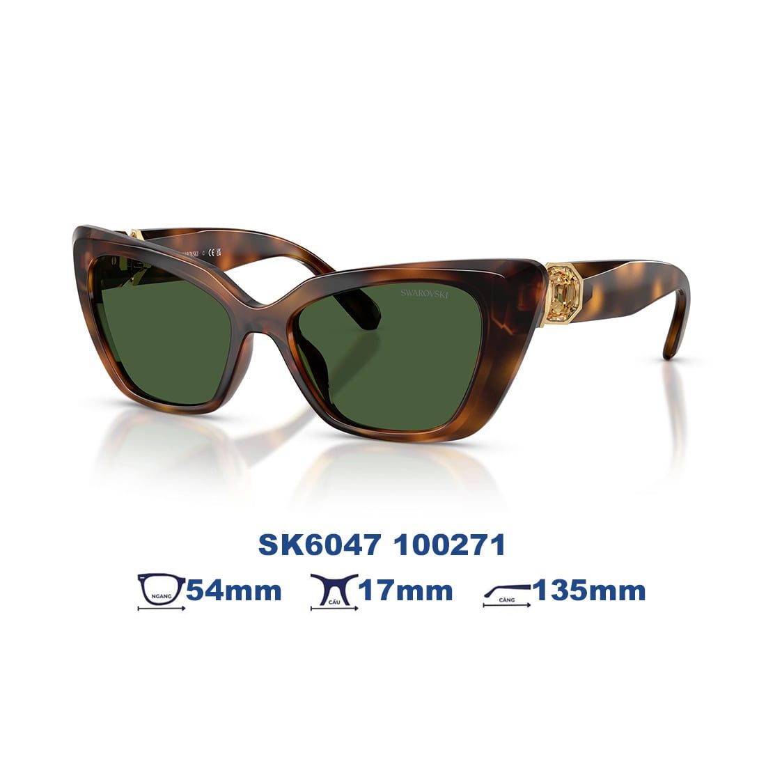  Kính mát Swarovski SK6047 100271 