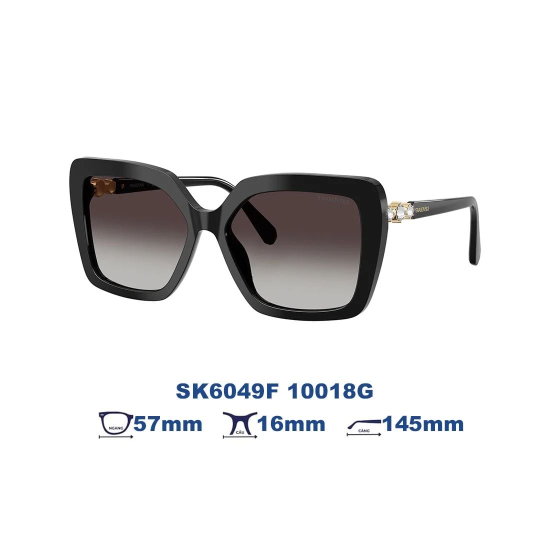 Kính mát Swarovski SK6049F 10018G
