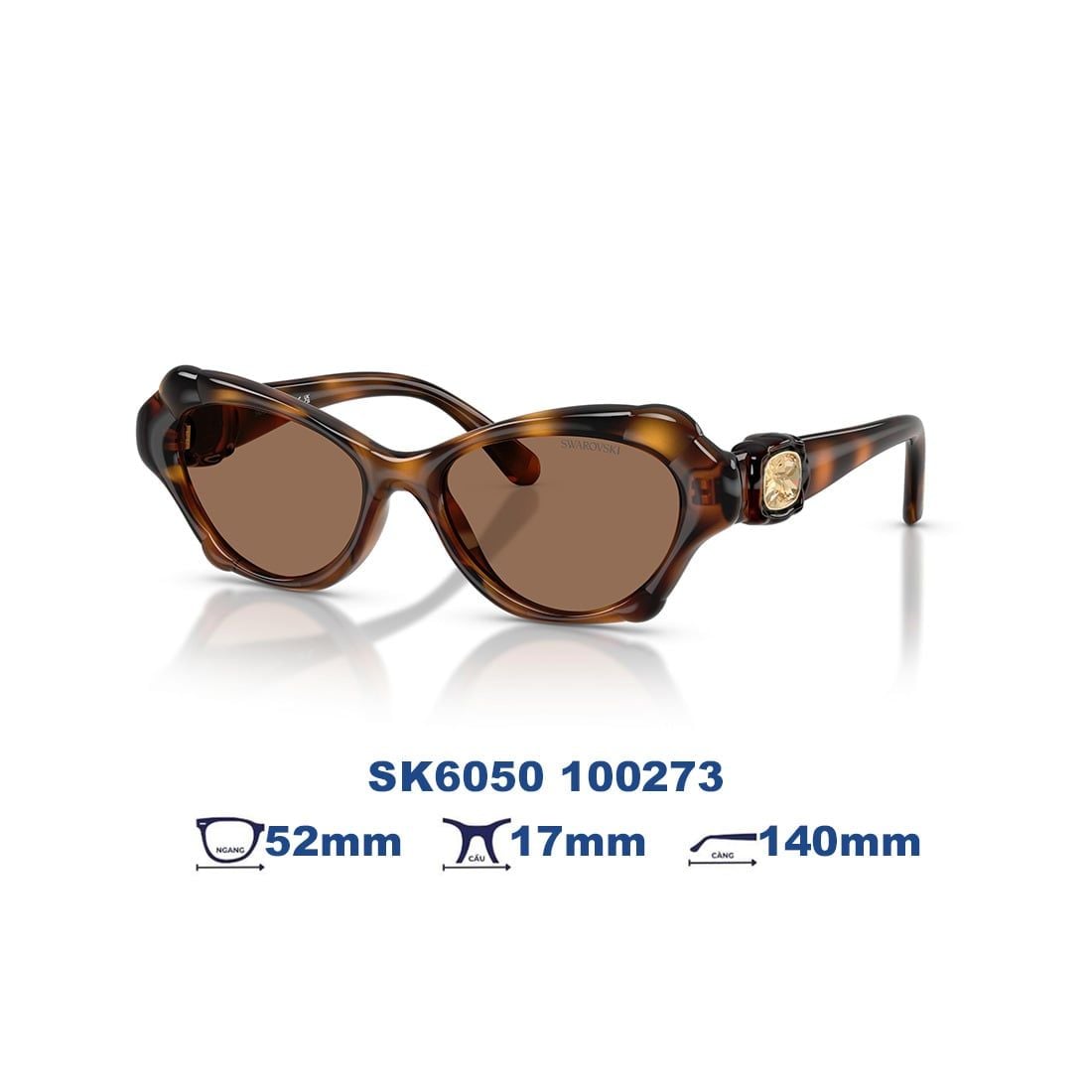  Kính mát Swarovski SK6050 100273 