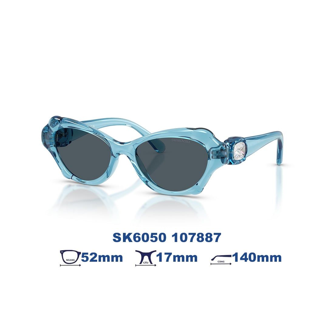  Kính mát Swarovski SK6050 107887 