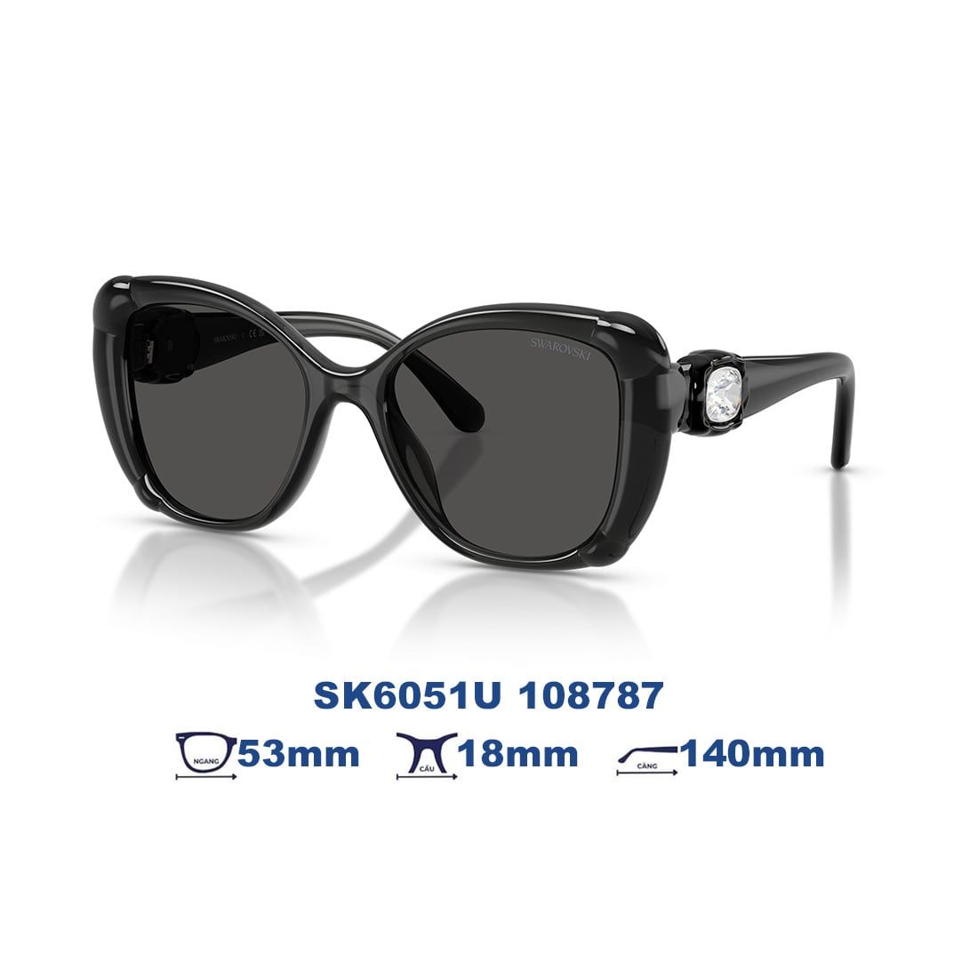  Kính mát Swarovski SK6051U 108787 