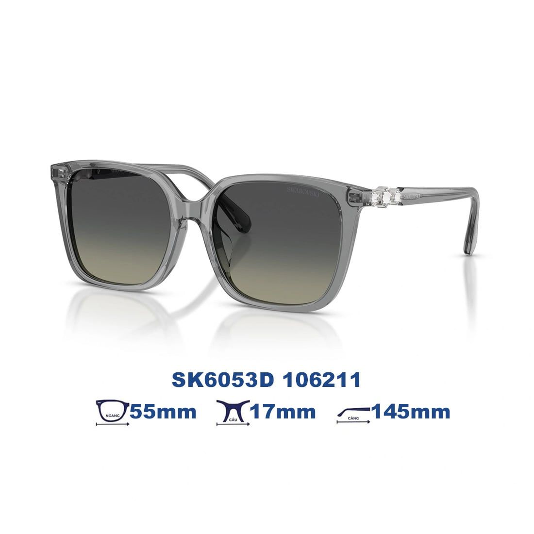  Kính mát Swarovski SK6053D 106211 