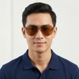 Kính mát SKECHERS SE00038 09H – người mẫu đeo kính