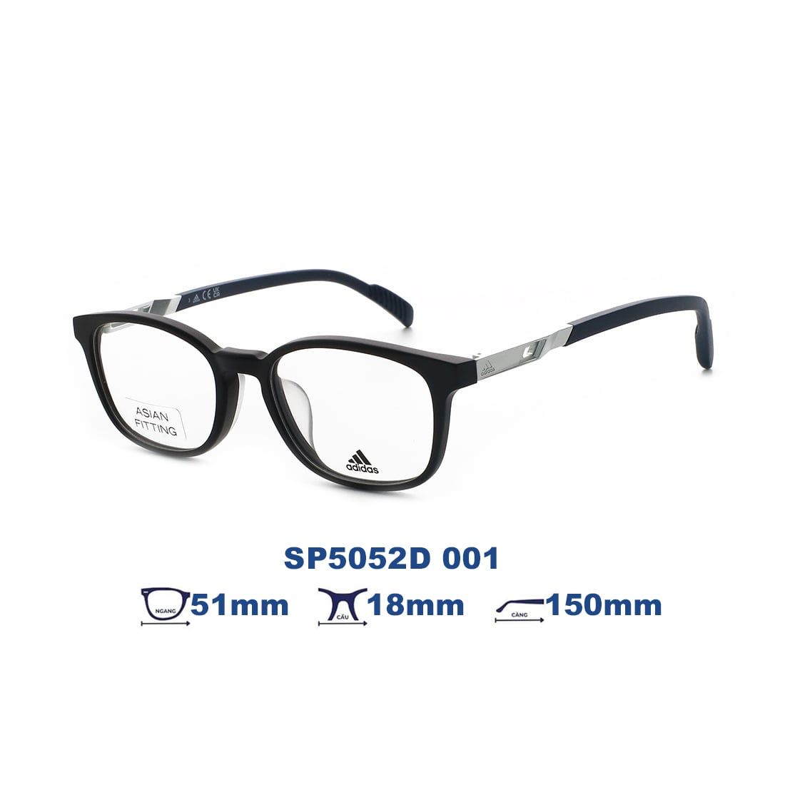  Gọng Kính Adidas SP5052D 001 