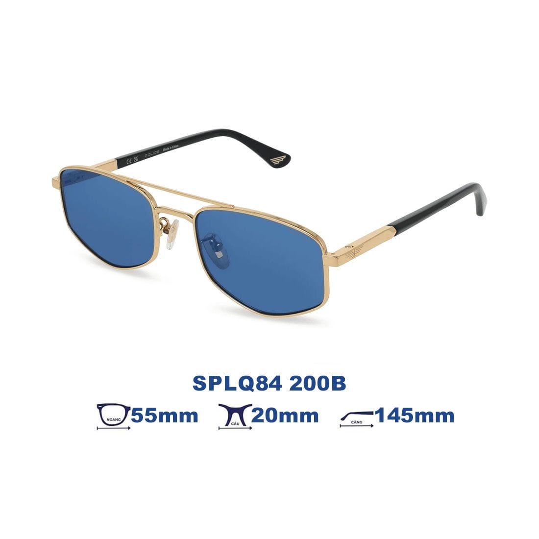 Kính mát POLICE SPLQ84 200B