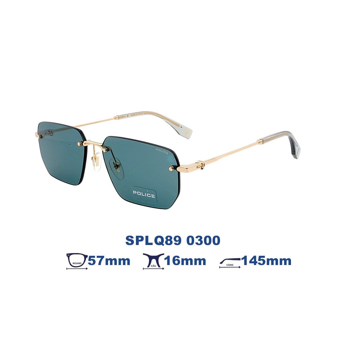  Kính mát POLICE SPLQ89 0300 