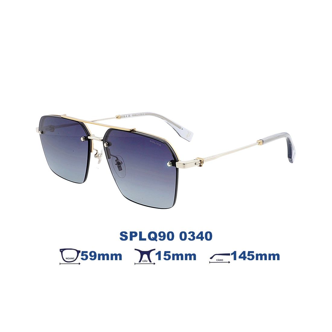  Kính mát POLICE SPLQ90 0340 