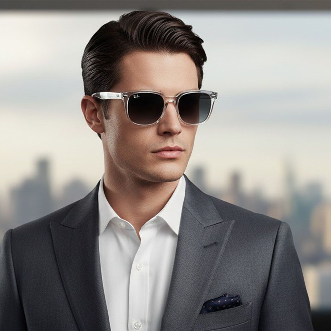 RB4401D 6447/8G - Khung Trong Suốt Gradient