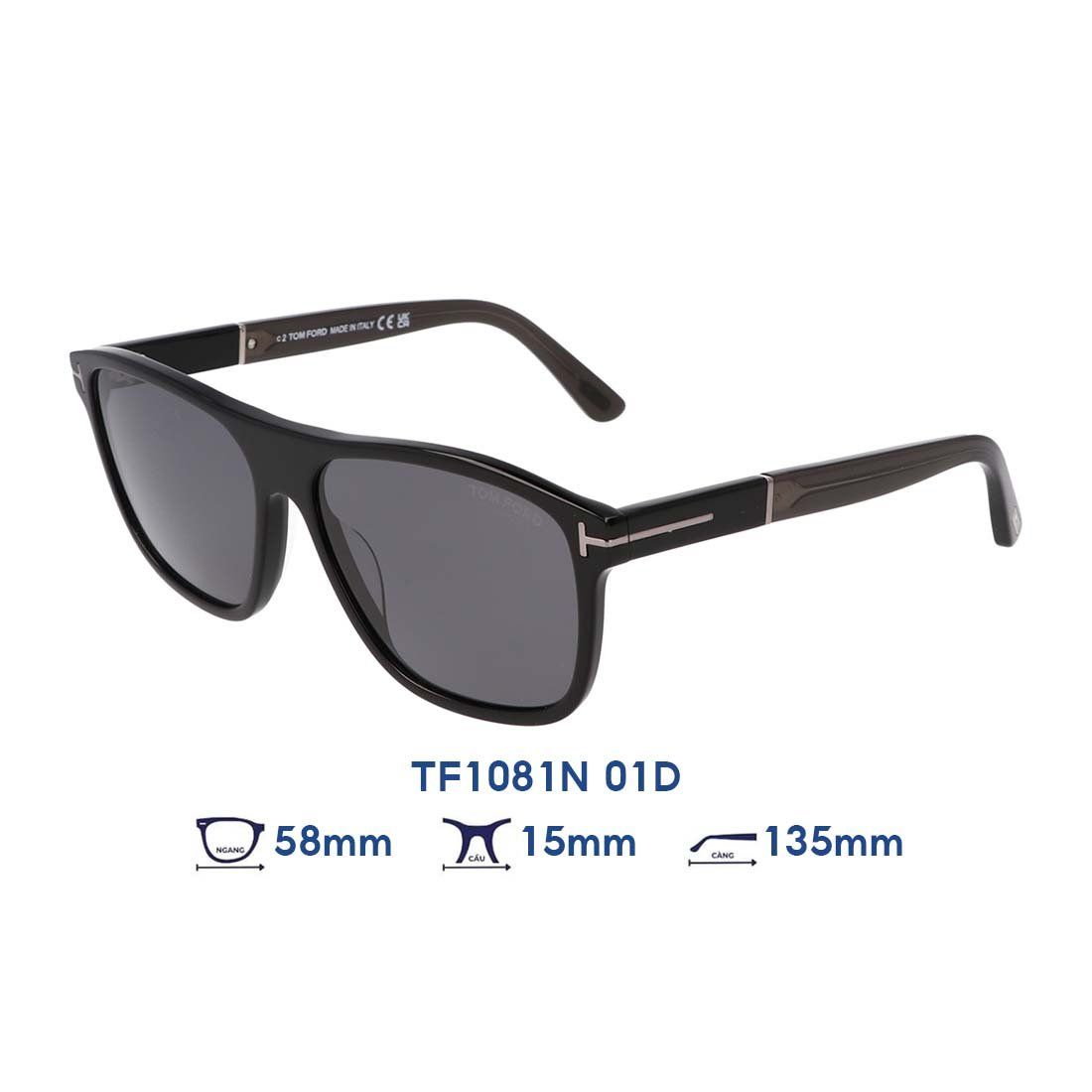  Kính mát Tom Ford TF1081N 01D 