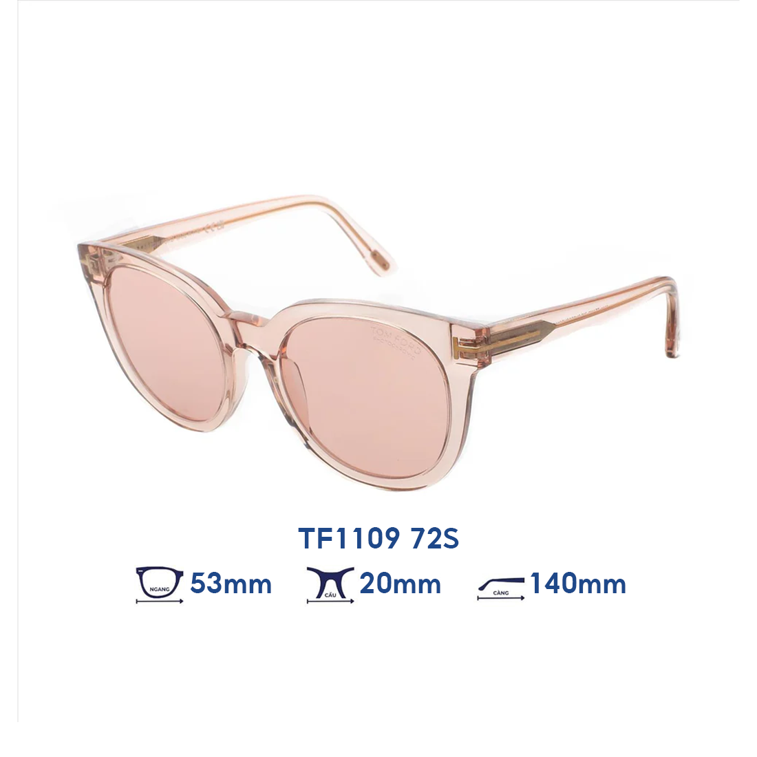  Kính mát Tom Ford TF1109 72S 