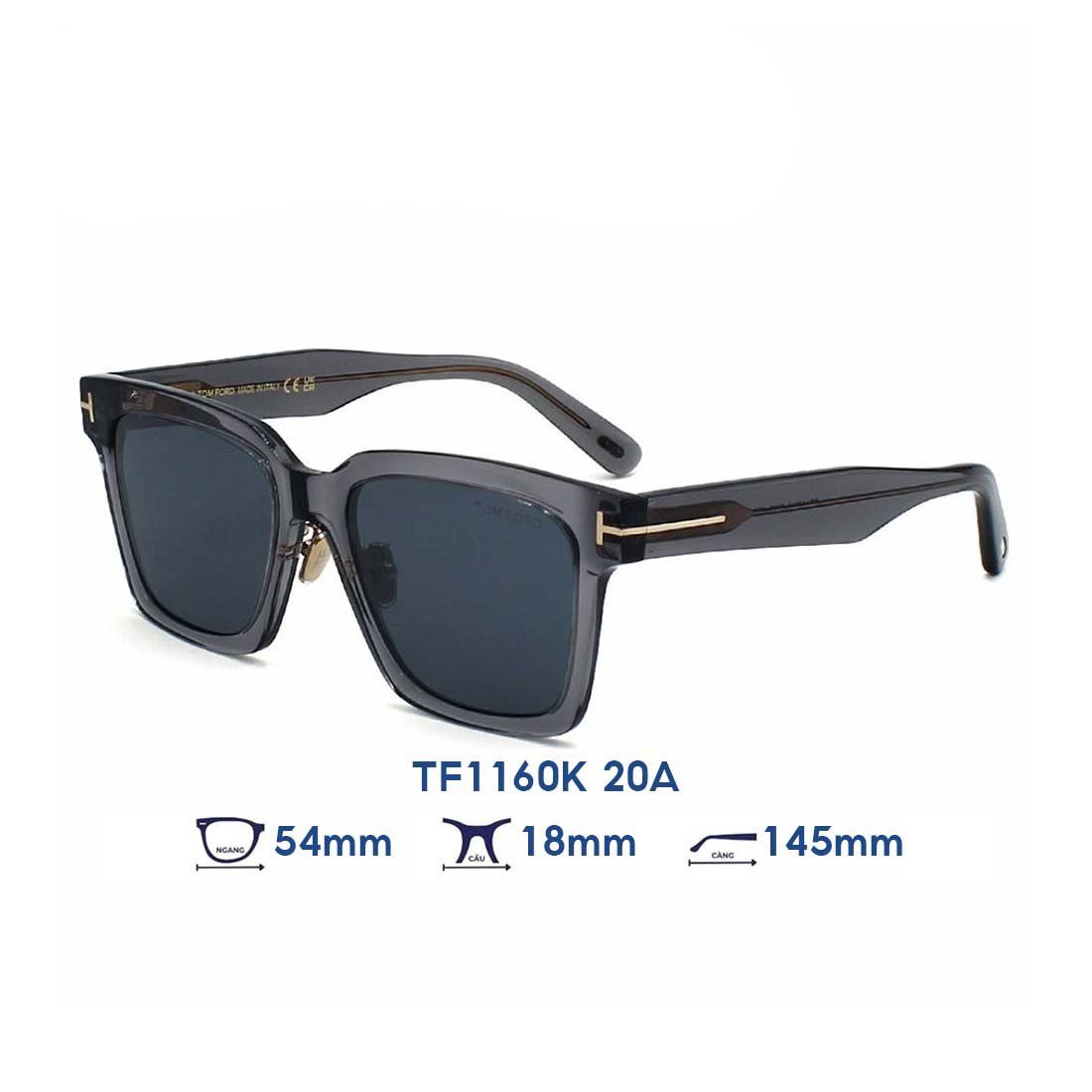  Kính mát Tom Ford TF1160K 20A 