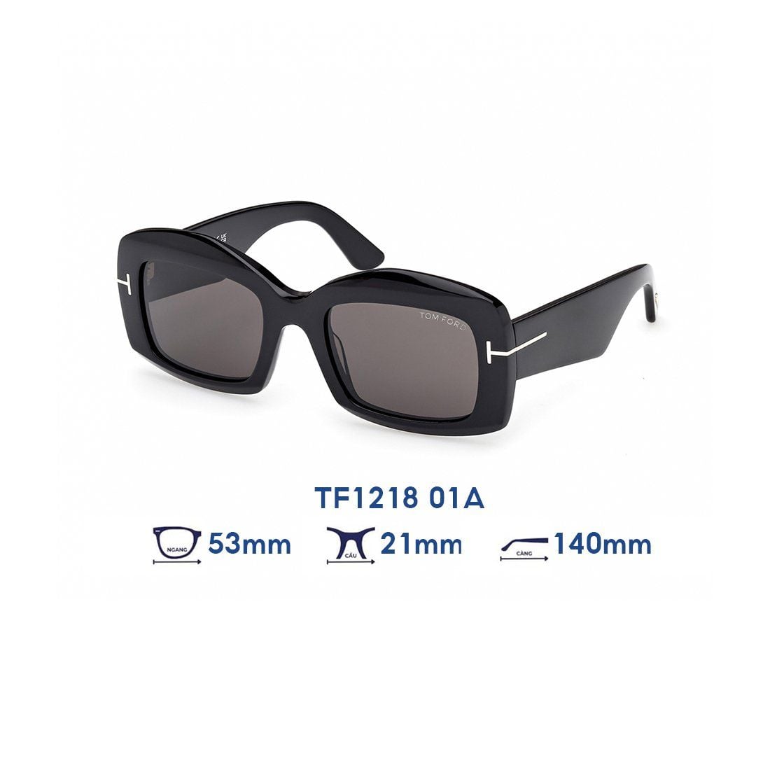  Kính mát Tom Ford TF1218 01A 