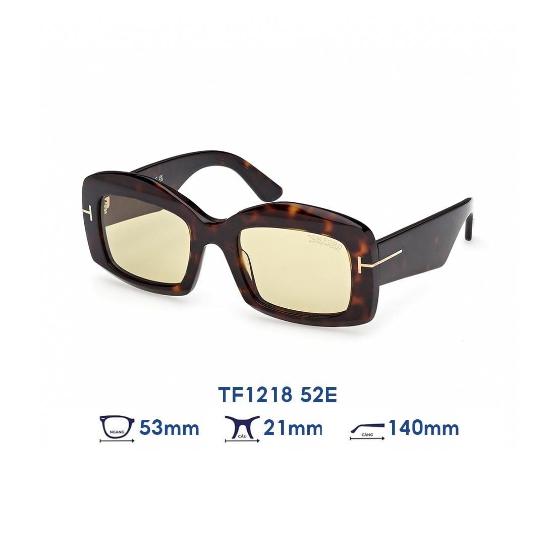  Kính mát Tom Ford TF1218 52E 