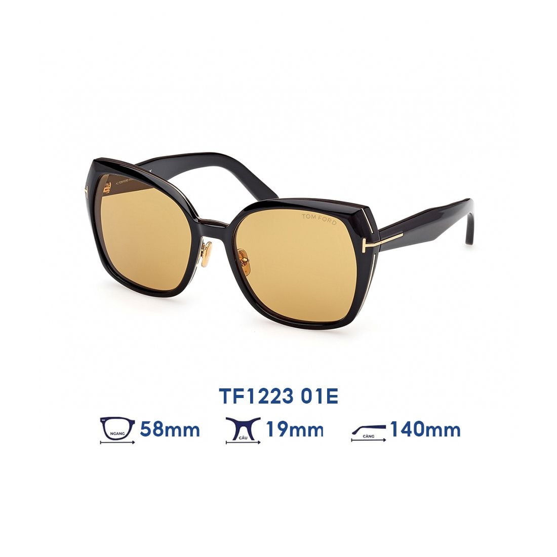  Kính mát Tom Ford TF1223 01E 