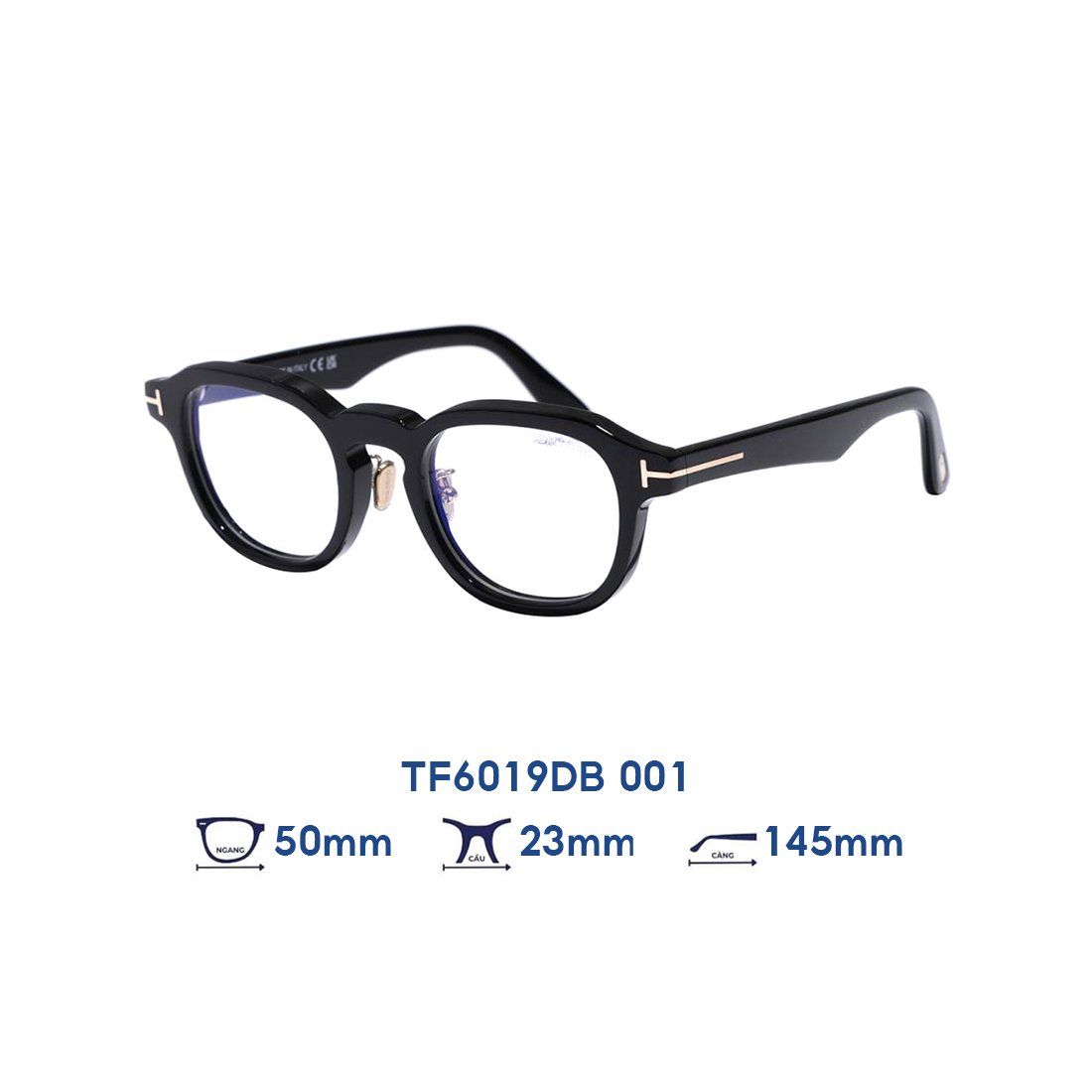  Gọng kính Tom Ford TF6019DB 001 