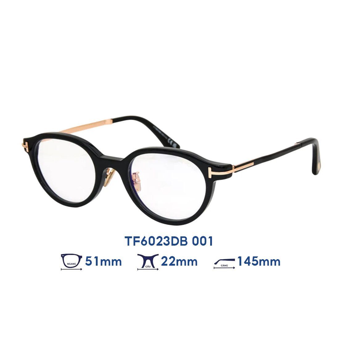  Gọng kính Tom Ford TF6023DB 001 