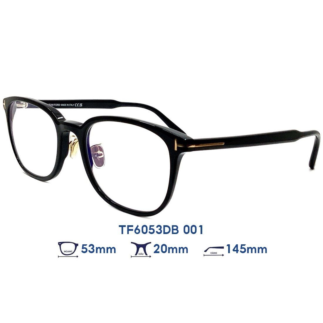  Gọng kính Tom Ford TF6053DB 001 