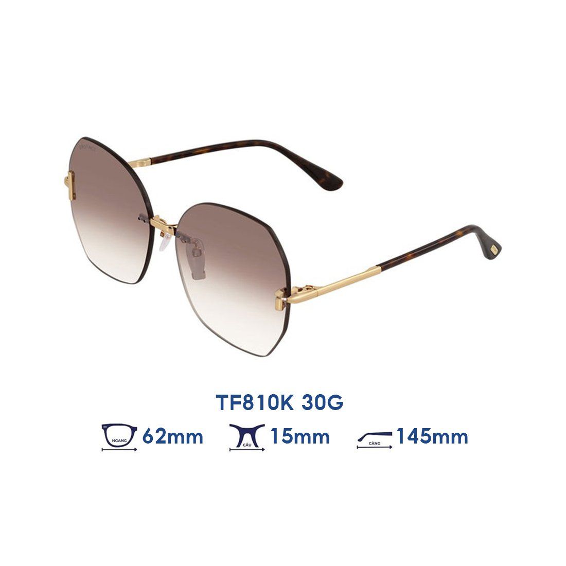  Kính mát Tom Ford TF810K 30G 