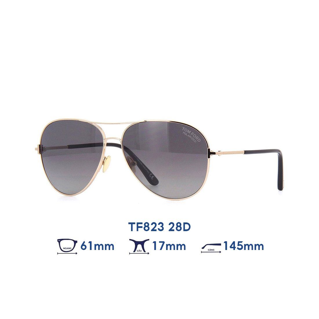  Kính mát Tom Ford TF823 28D 