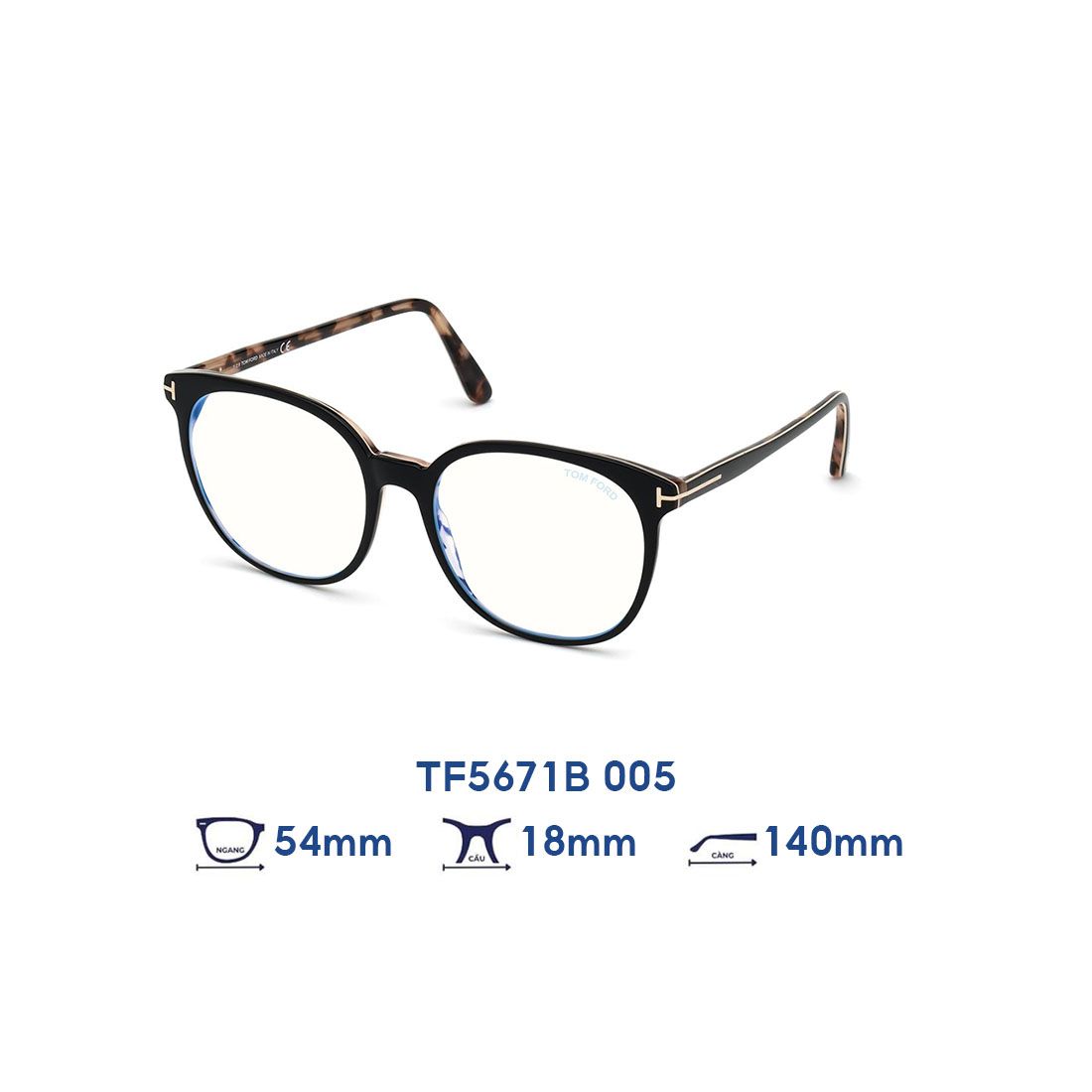 Gọng kính Tom Ford TF5671B 005