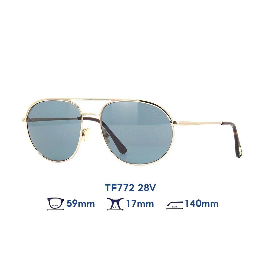  Kính mát Tom Ford TF772 28V 
