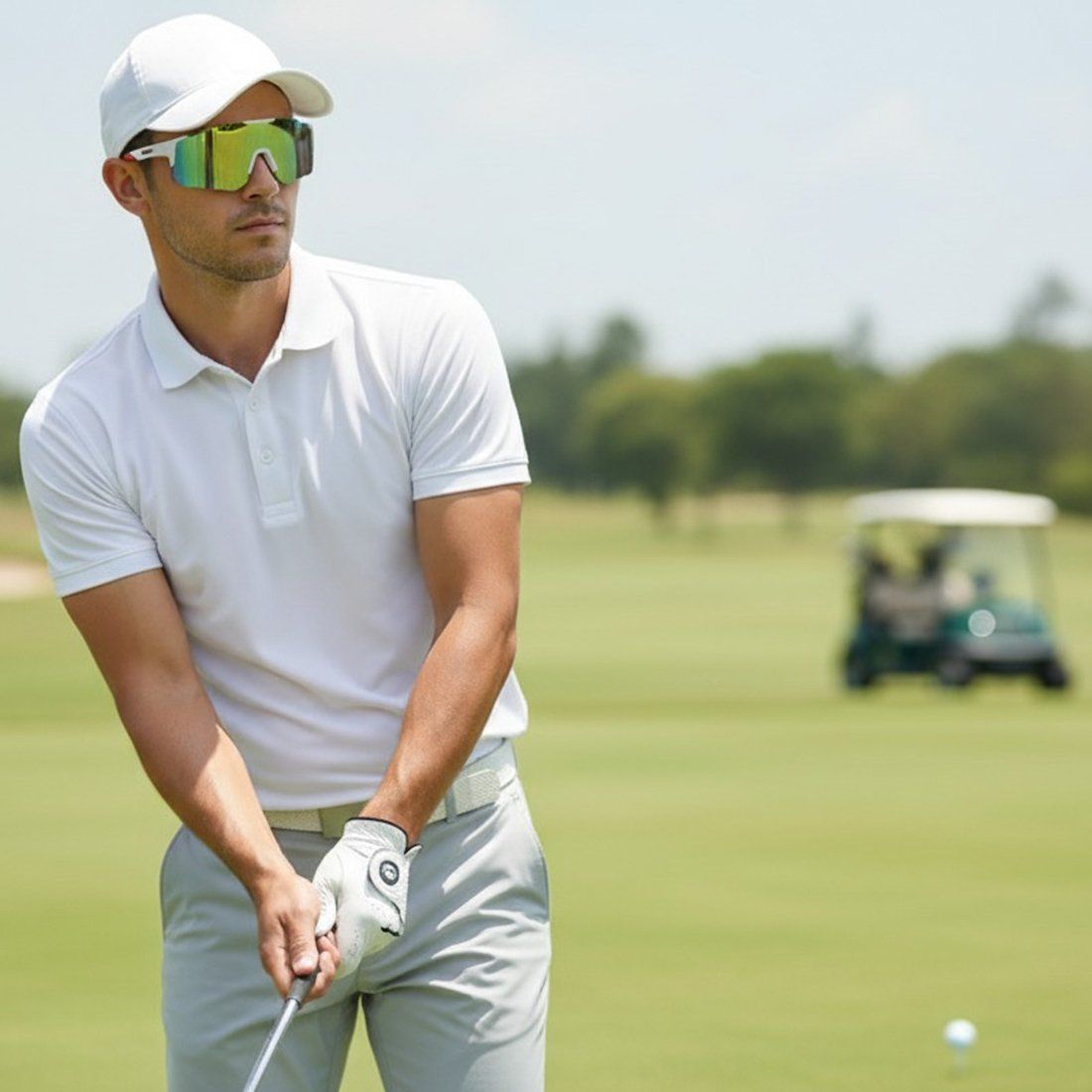  Kính mát VENTURA GOLFER1 WHITE RED 