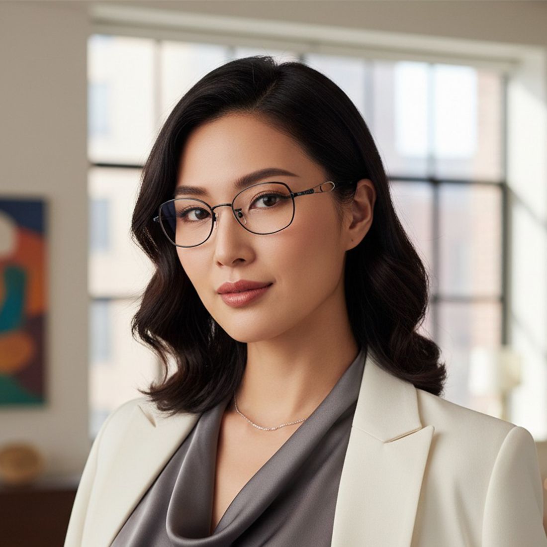  Gọng kính Charmant Line Art XL1718 BK 