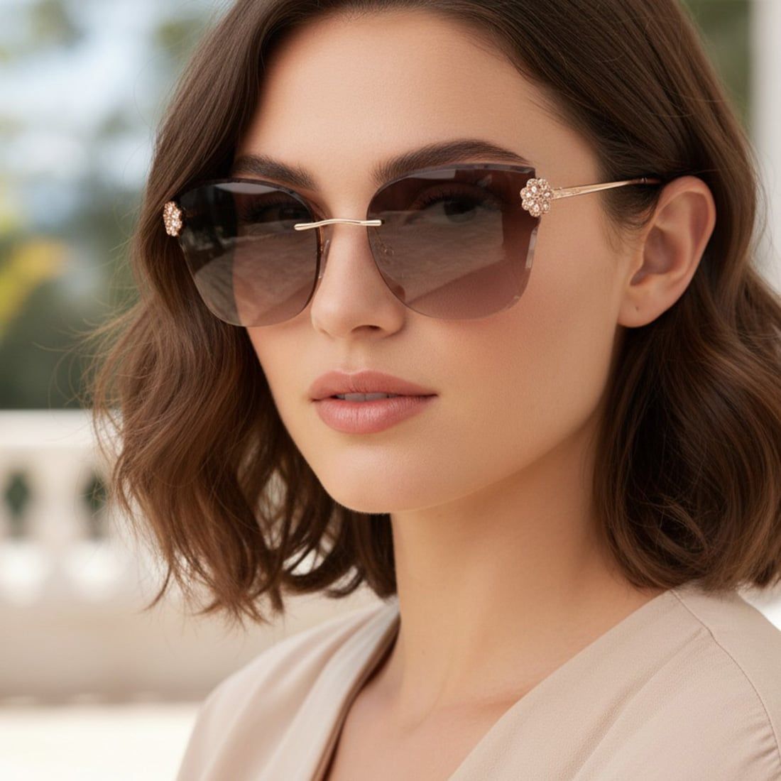  Kính mát CHOPARD SCHL57S 08FC 