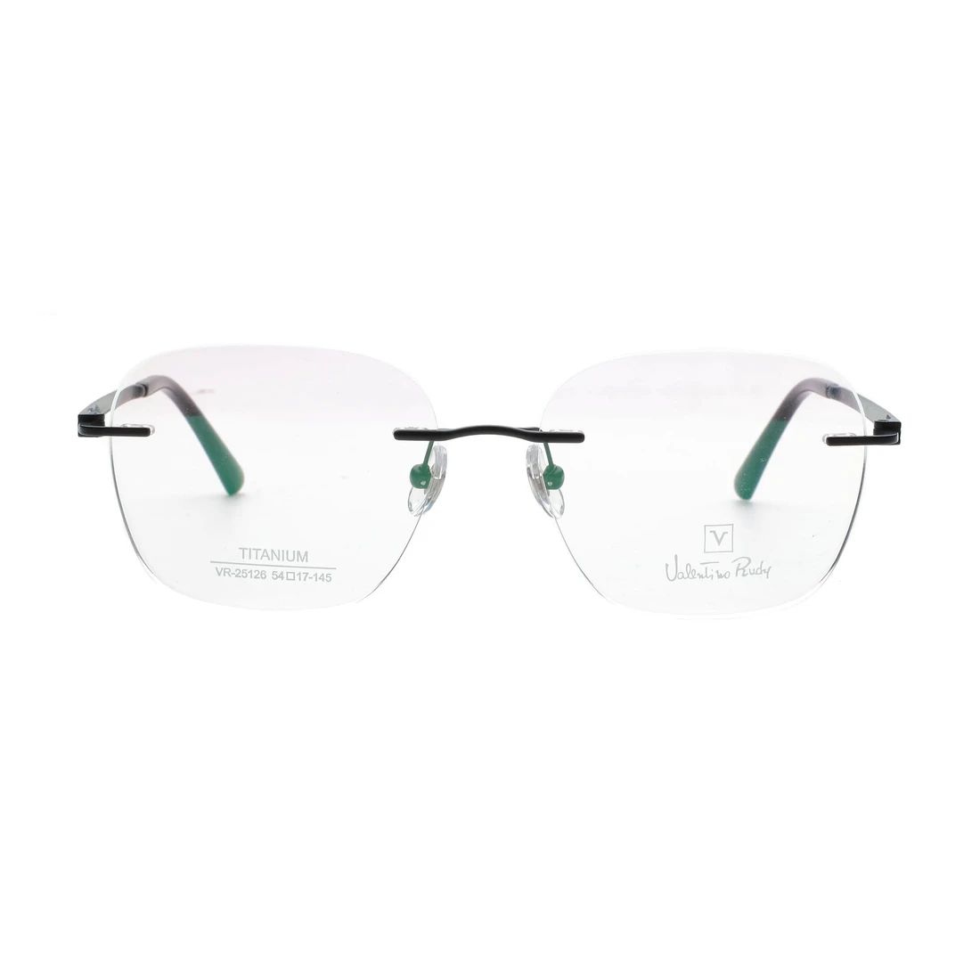 Gọng kính VALENTINO RUDY VR25126 C1 – ảnh chính diện trên nền trắng