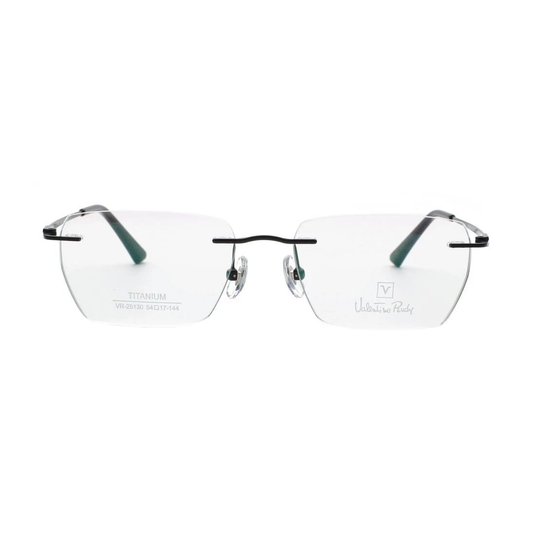 Gọng kính nam VALENTINO RUDY VR25130 C1 – ảnh chính diện trên nền trắng