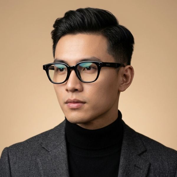 Gọng kính VALENTINO RUDY VR25172 C1 – người mẫu đeo kính