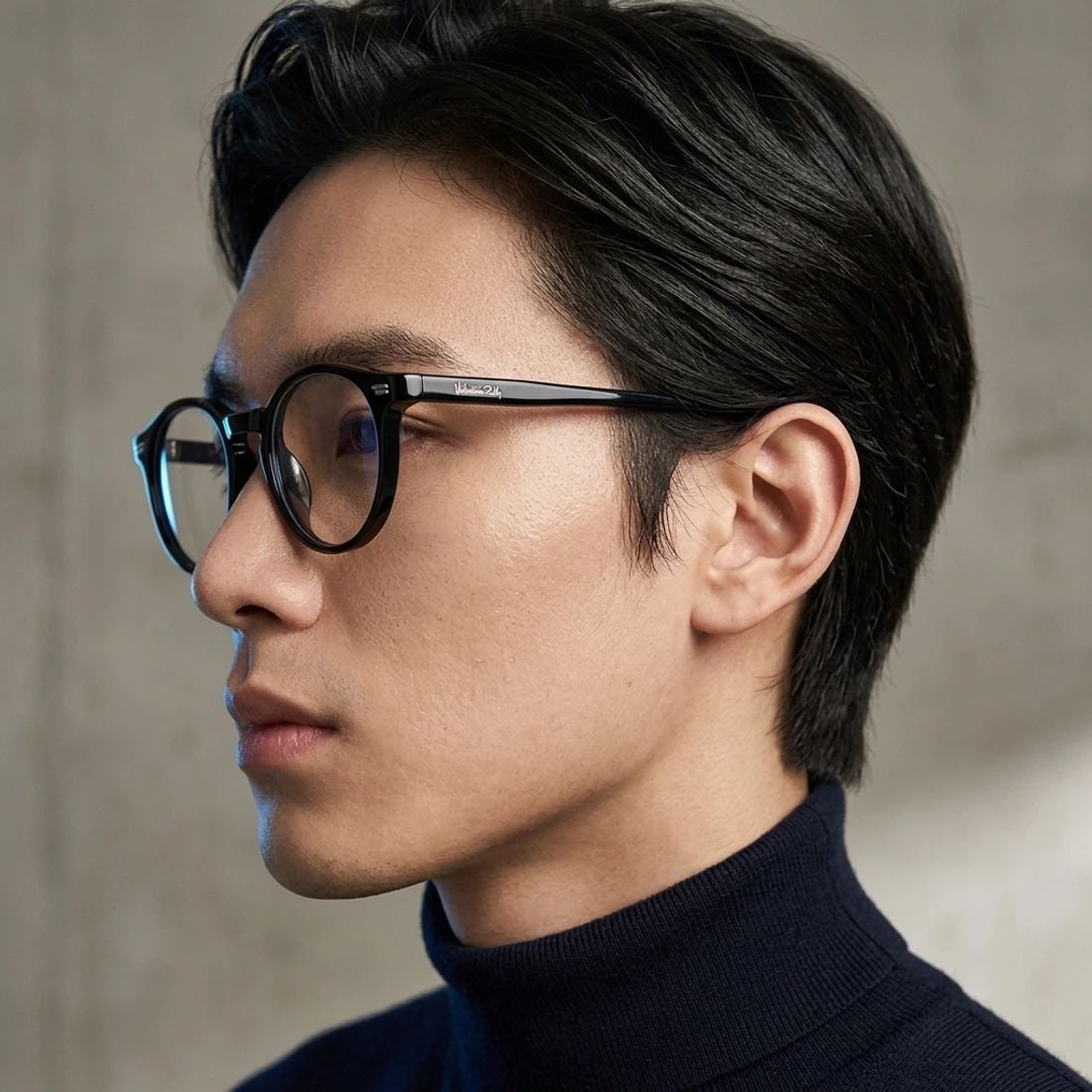 Gọng kính VALENTINO RUDY VR25173 C1 – người mẫu đeo kính