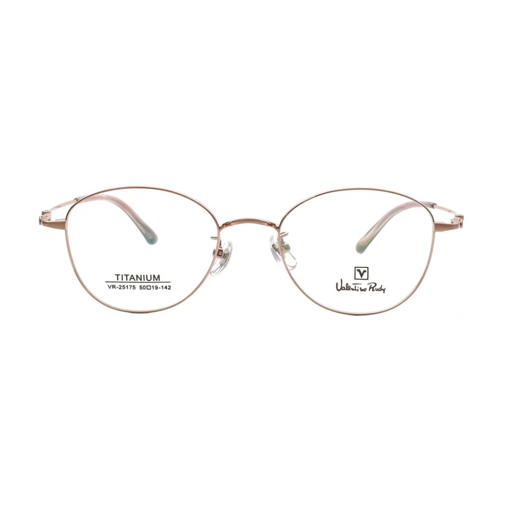 Gọng kính nữ VALENTINO RUDY VR25175 C10 – ảnh chính diện trên nền trắng