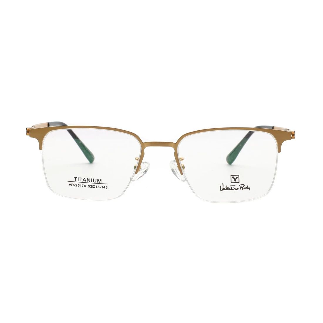 Gọng kính nam VALENTINO RUDY VR25176 C10 – ảnh chính diện trên nền trắng