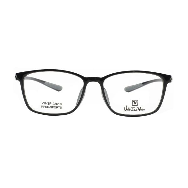 Gọng kính nam VALENTINO RUDY VRSP23618 C1 – ảnh chính diện trên nền trắng