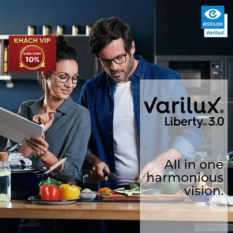 Tròng Kính Đa Tròng Essilor Varilux Liberty 3.0 Váng Max AZ - Lab Việt Nam