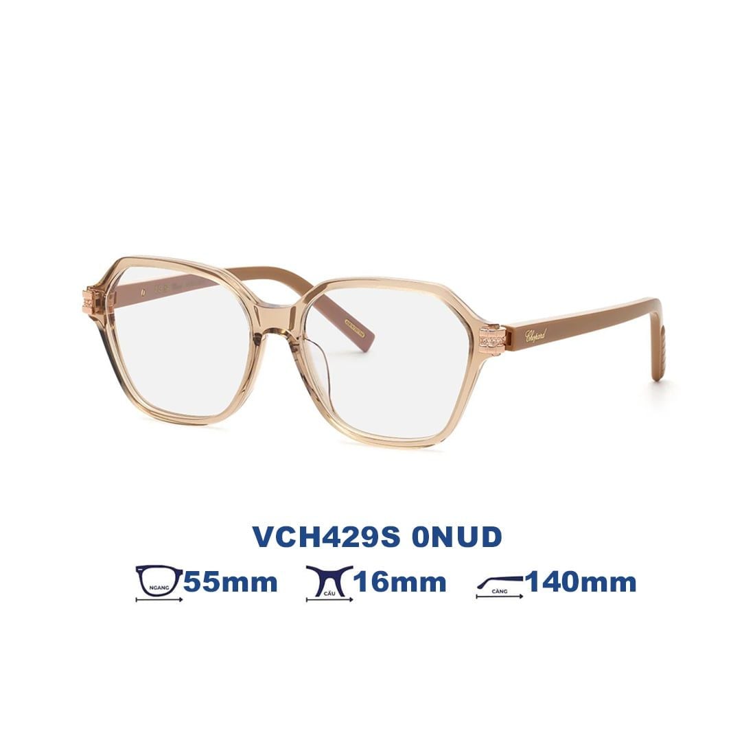 Gọng kính CHOPARD VCH429S 0NUD