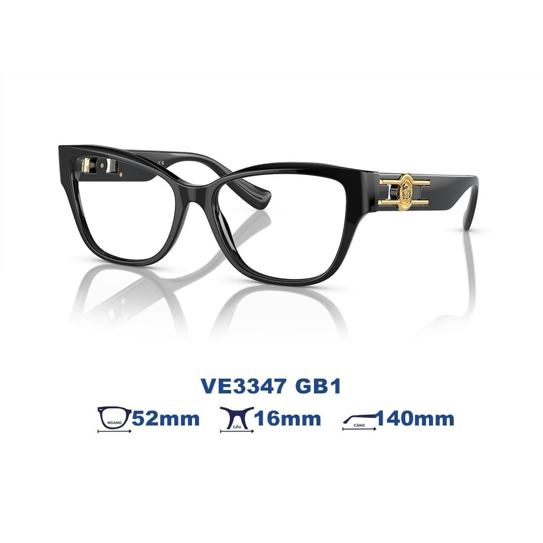  Gọng kính VERSACE VE3347 GB1 