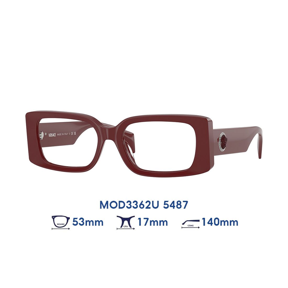  Gọng kính VERSACE MOD3362U 5487 