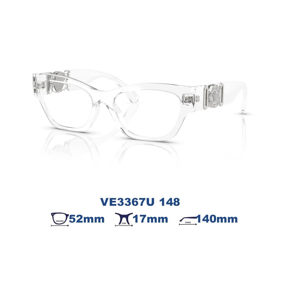  Gọng kính VERSACE VE3367U 148 
