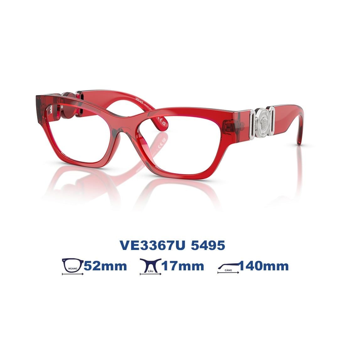  Gọng kính VERSACE VE3367U 5495 