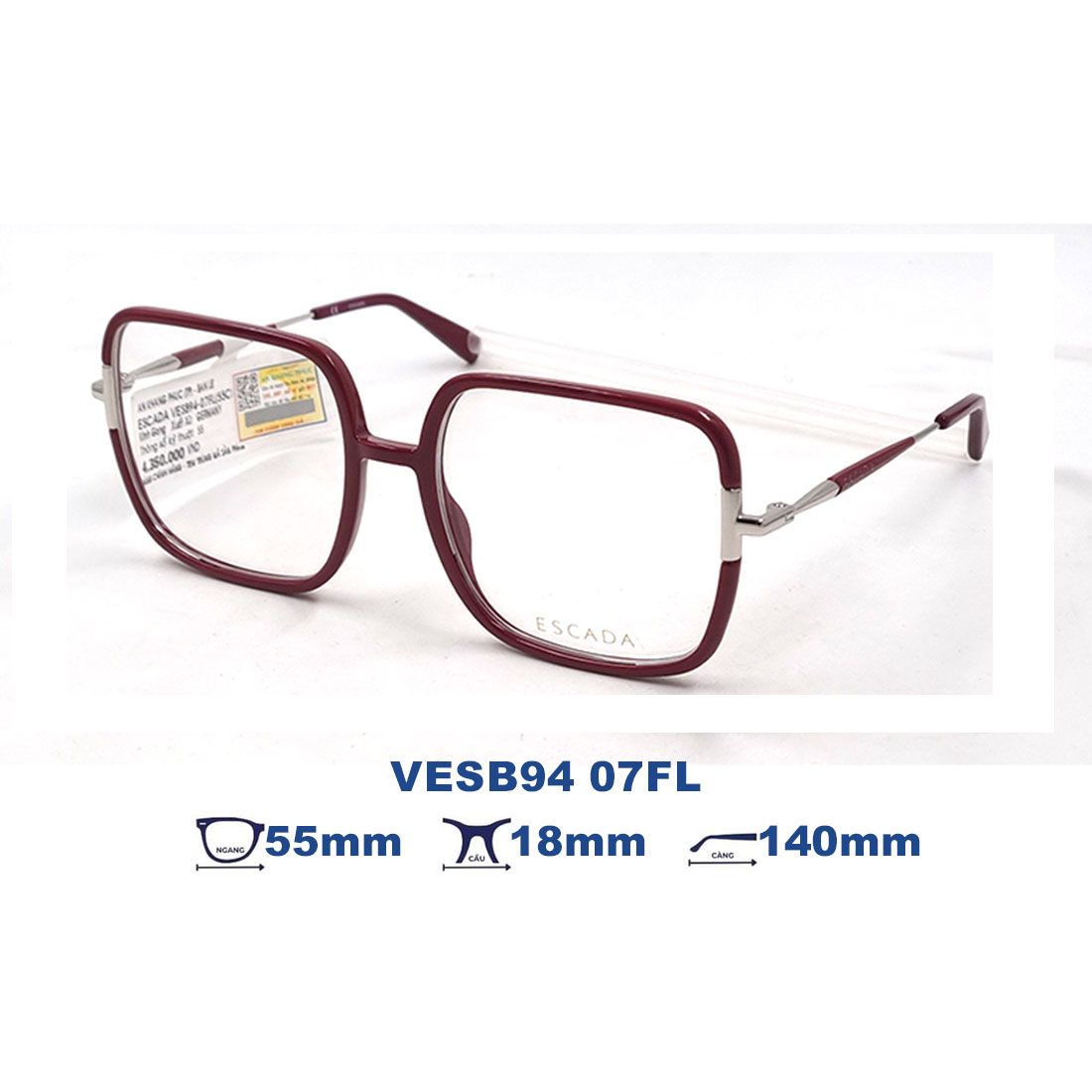  Gọng kính ESCADA VESB94 07FL 