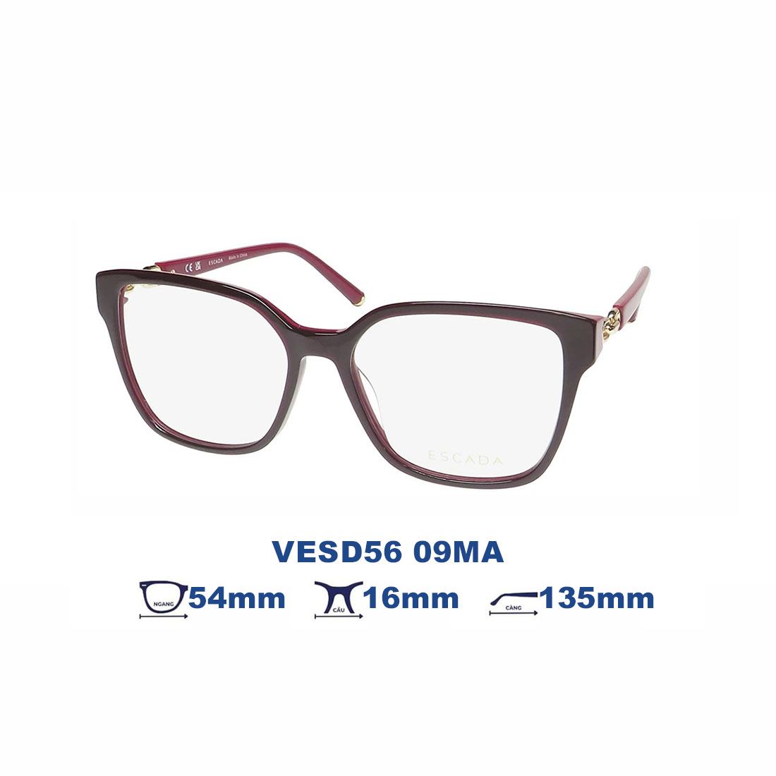  Gọng kính ESCADA VESD56 09MA 